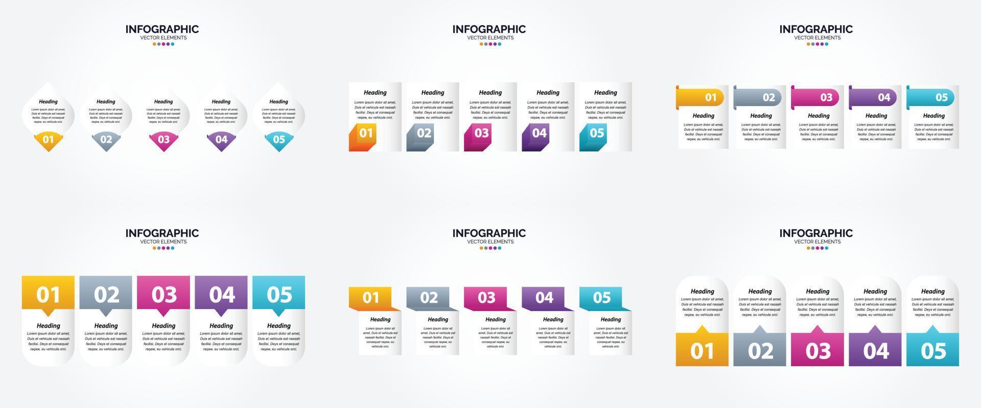 vektor illustration infographics platt design uppsättning för reklam broschyr flygblad och tidskrift