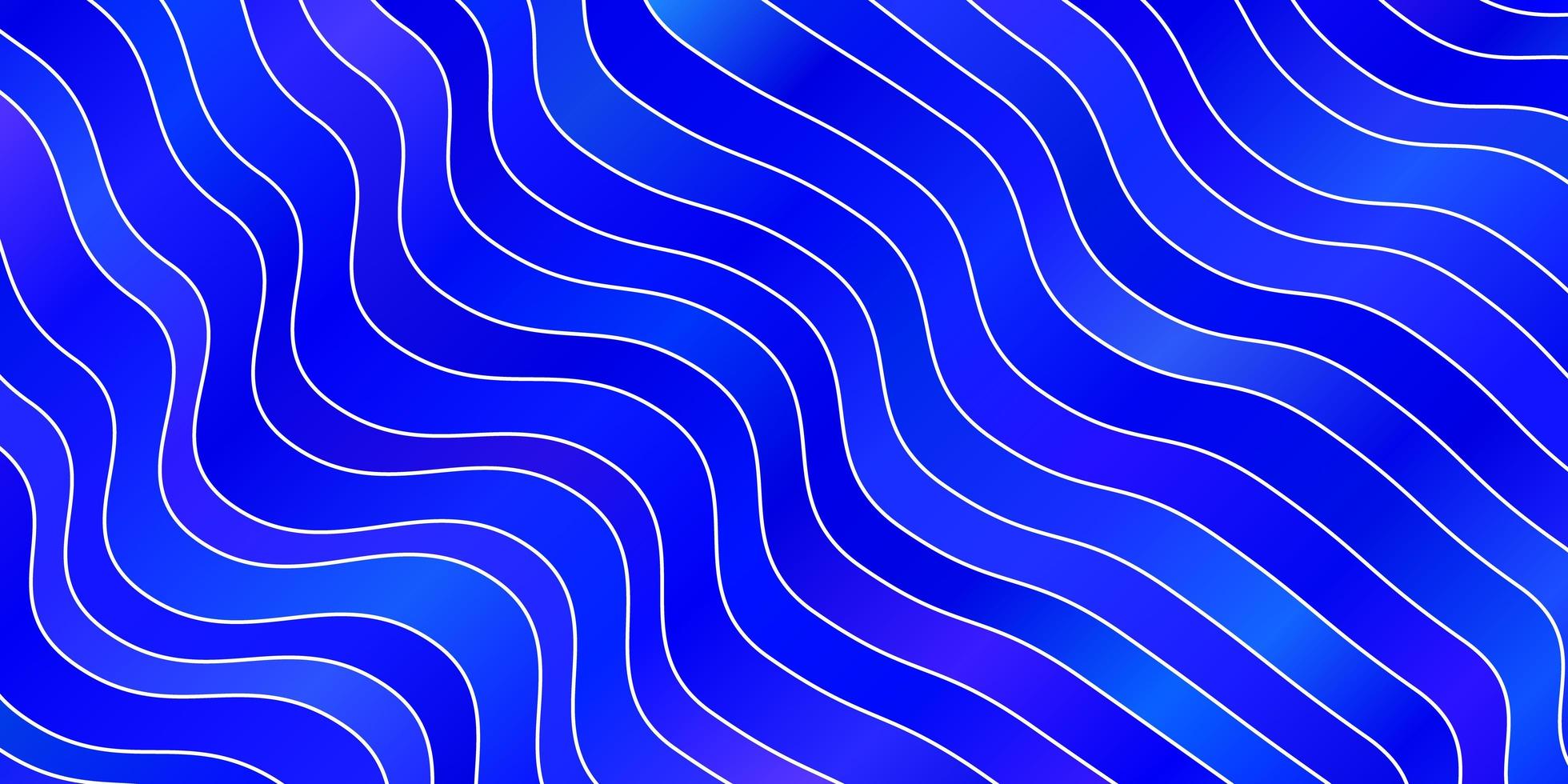hellrosa, blauer Vektorhintergrund mit Kurven. vektor