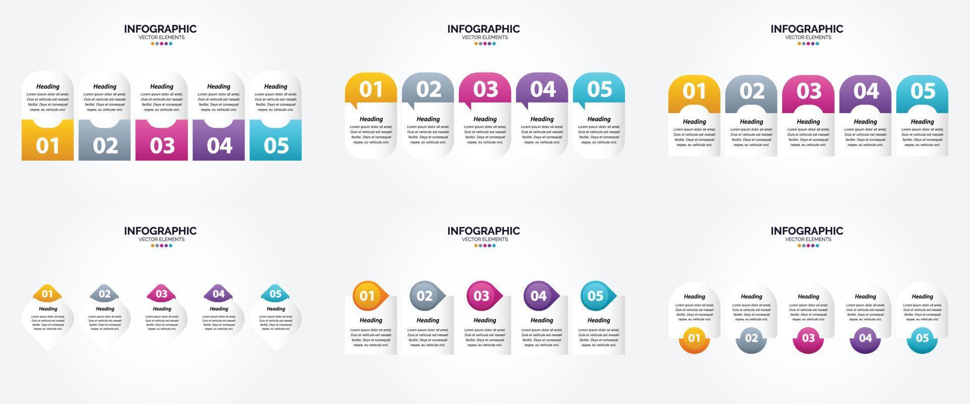 vektor illustration infographics platt design uppsättning för reklam broschyr flygblad och tidskrift