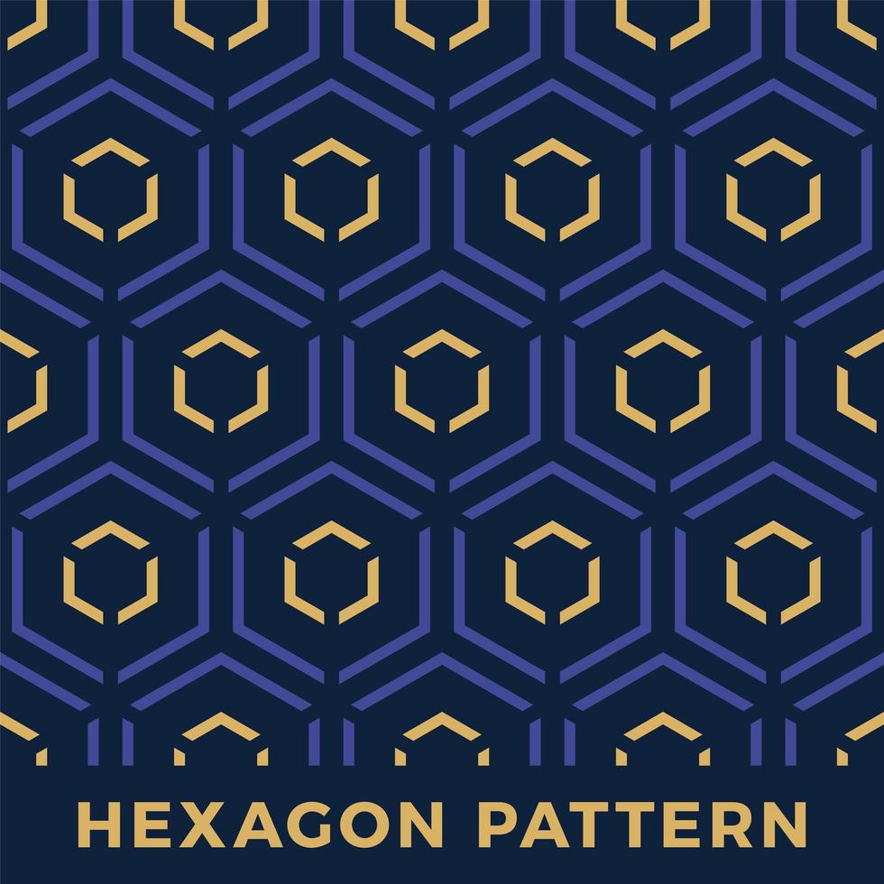 sömlös hexagon pil vektor sömlösa mönster