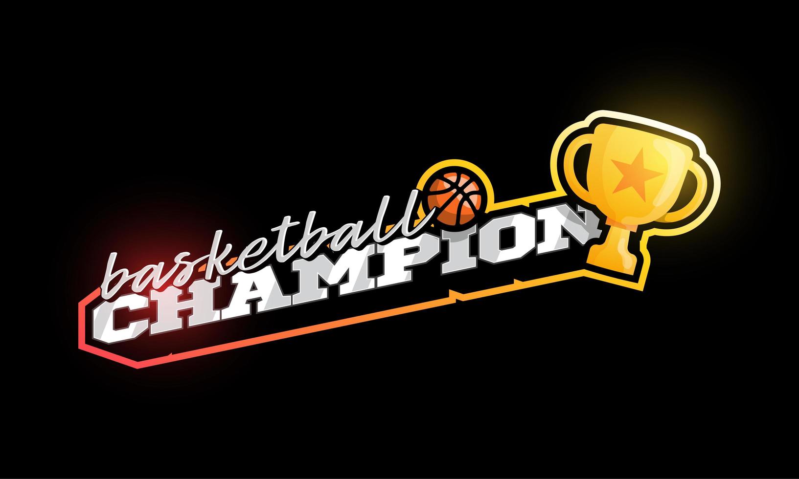 Champion Basketball Vektor Logo