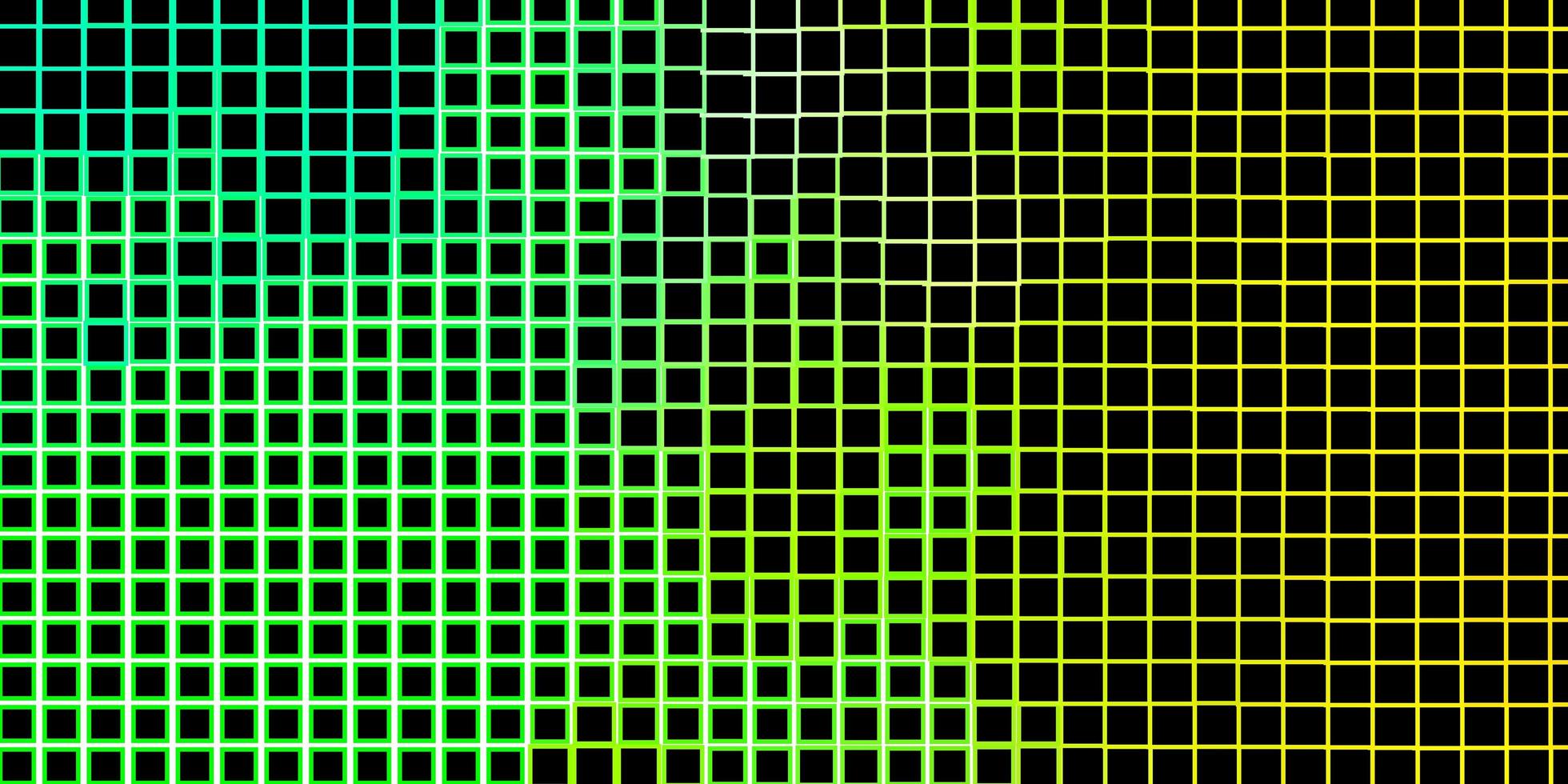 hellgrüne, gelbe Vektorschablone mit Rechtecken. vektor