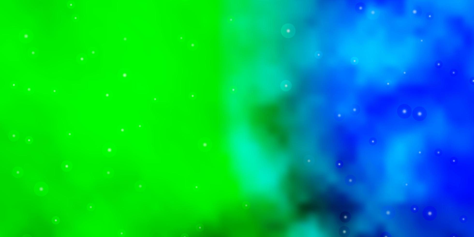 mörk flerfärgad vektorbakgrund med färgglada stjärnor. vektor