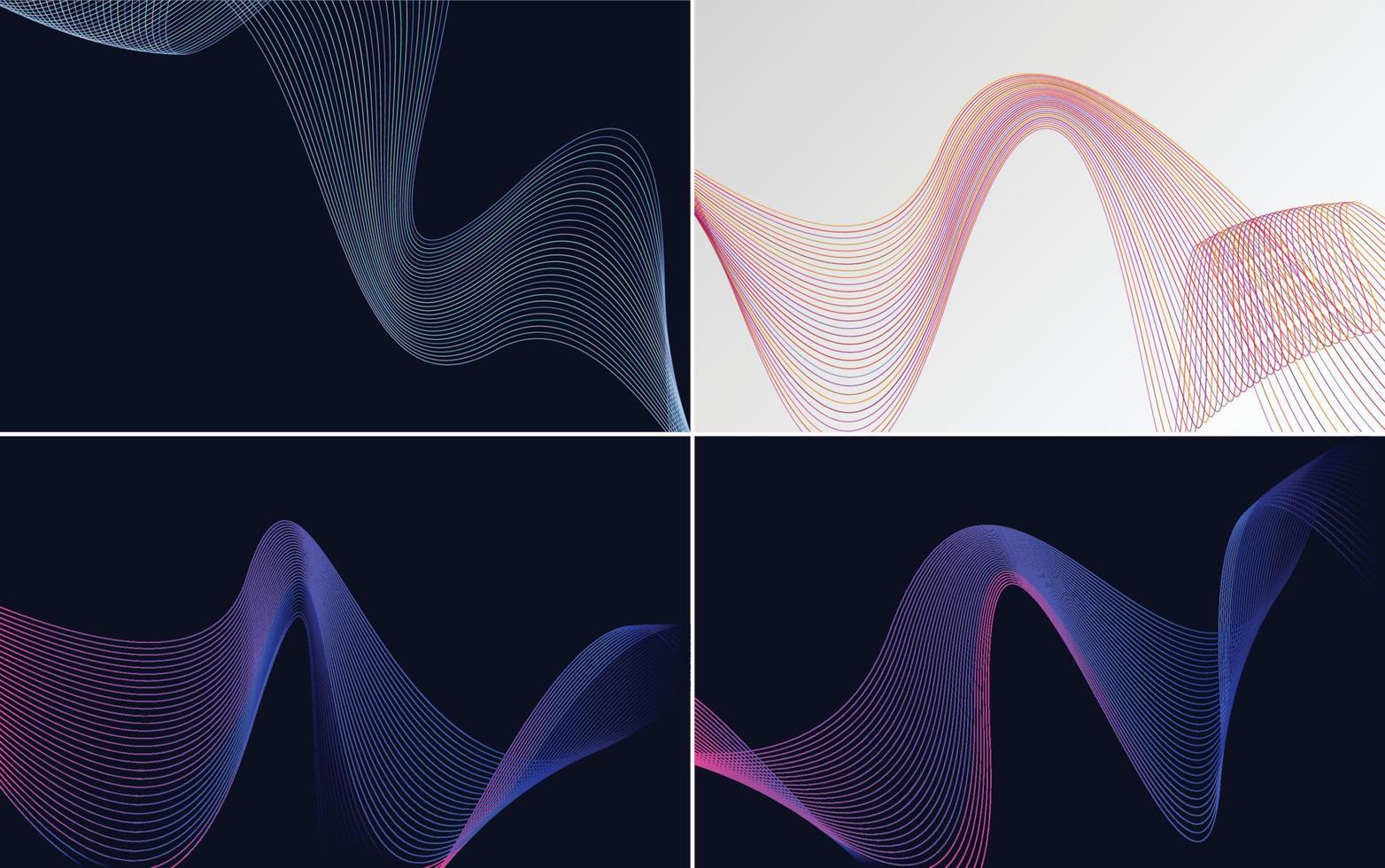 Sammlung von geometrischen Mustern mit minimalen Linien vektor