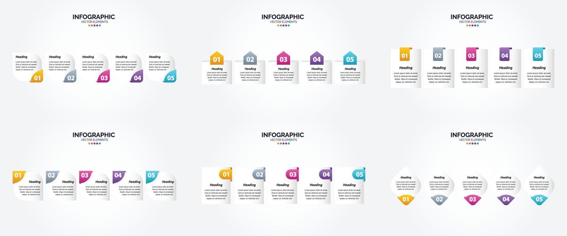 vektor illustration infographics platt design uppsättning för reklam broschyr flygblad och tidskrift