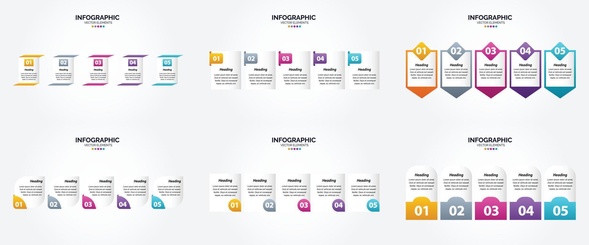 vektor illustration infographics platt design uppsättning för reklam broschyr flygblad och tidskrift