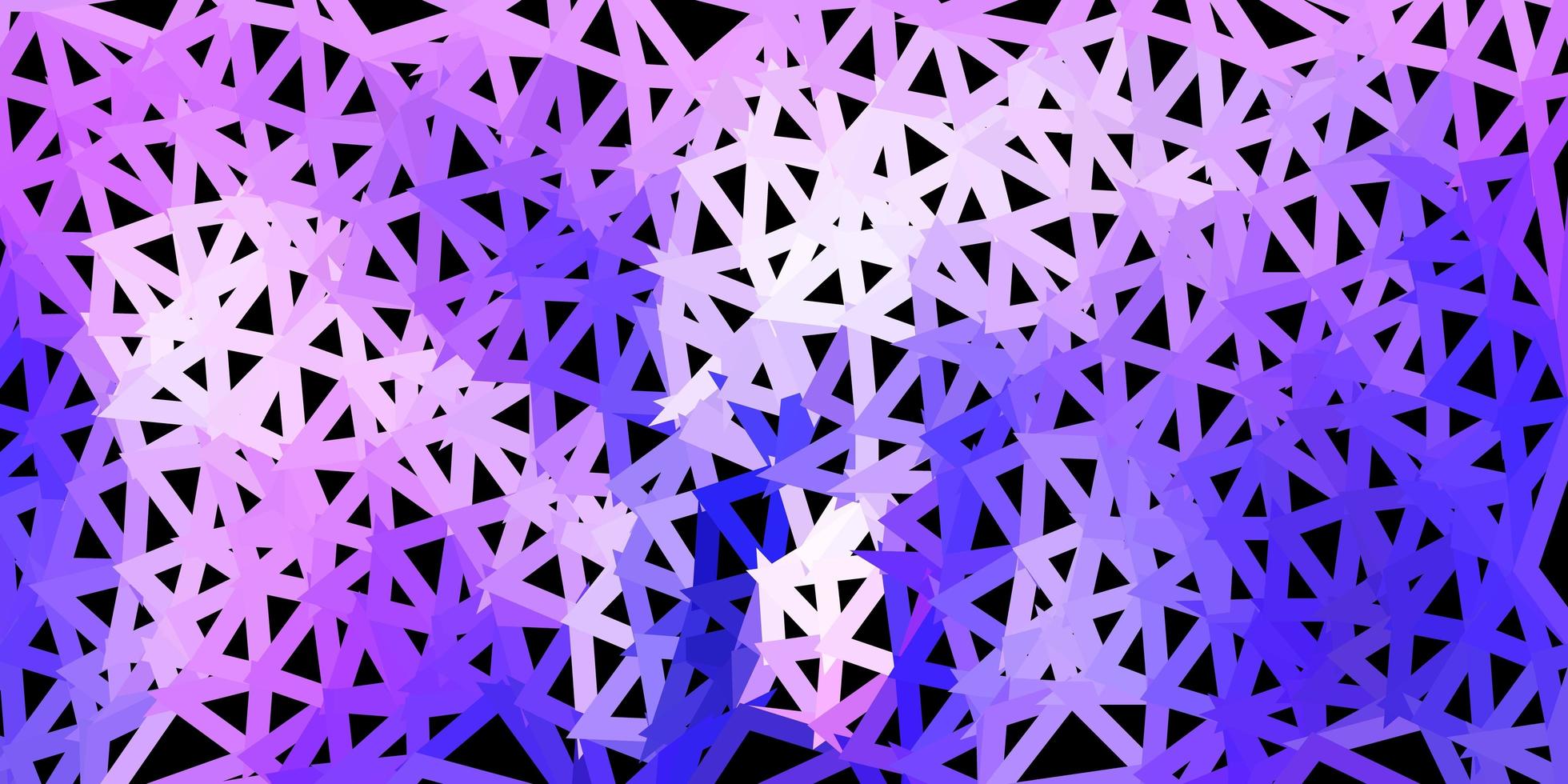 geometrisches polygonales Layout des hellvioletten Vektors. vektor