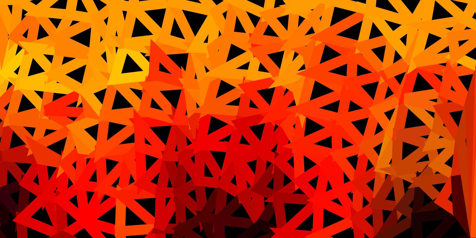 mörk orange vektor gradient polygon konsistens.