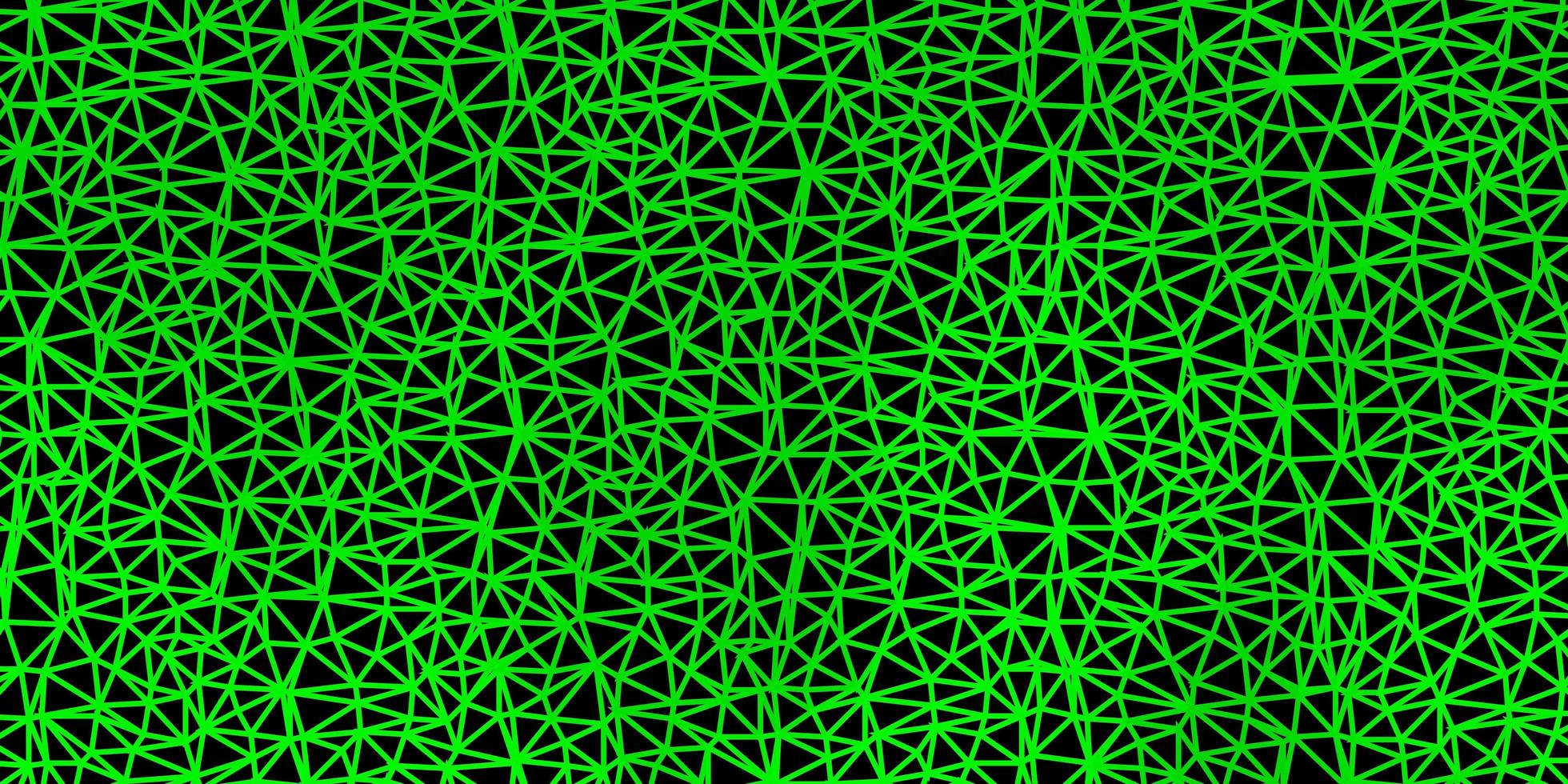 dunkelgrüner Vektor-Gradienten-Polygonentwurf. vektor