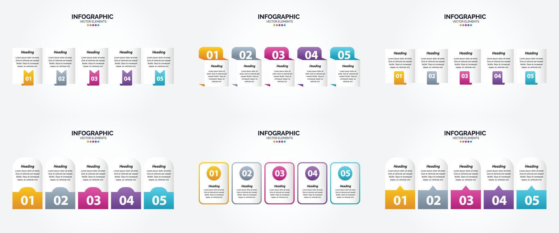 vektor illustration infographics platt design uppsättning för reklam broschyr flygblad och tidskrift