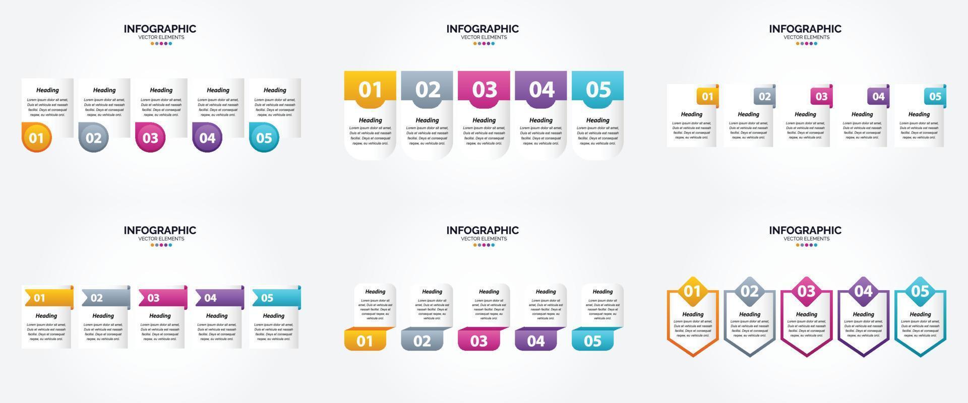 vektor illustration infographics platt design uppsättning för reklam broschyr flygblad och tidskrift