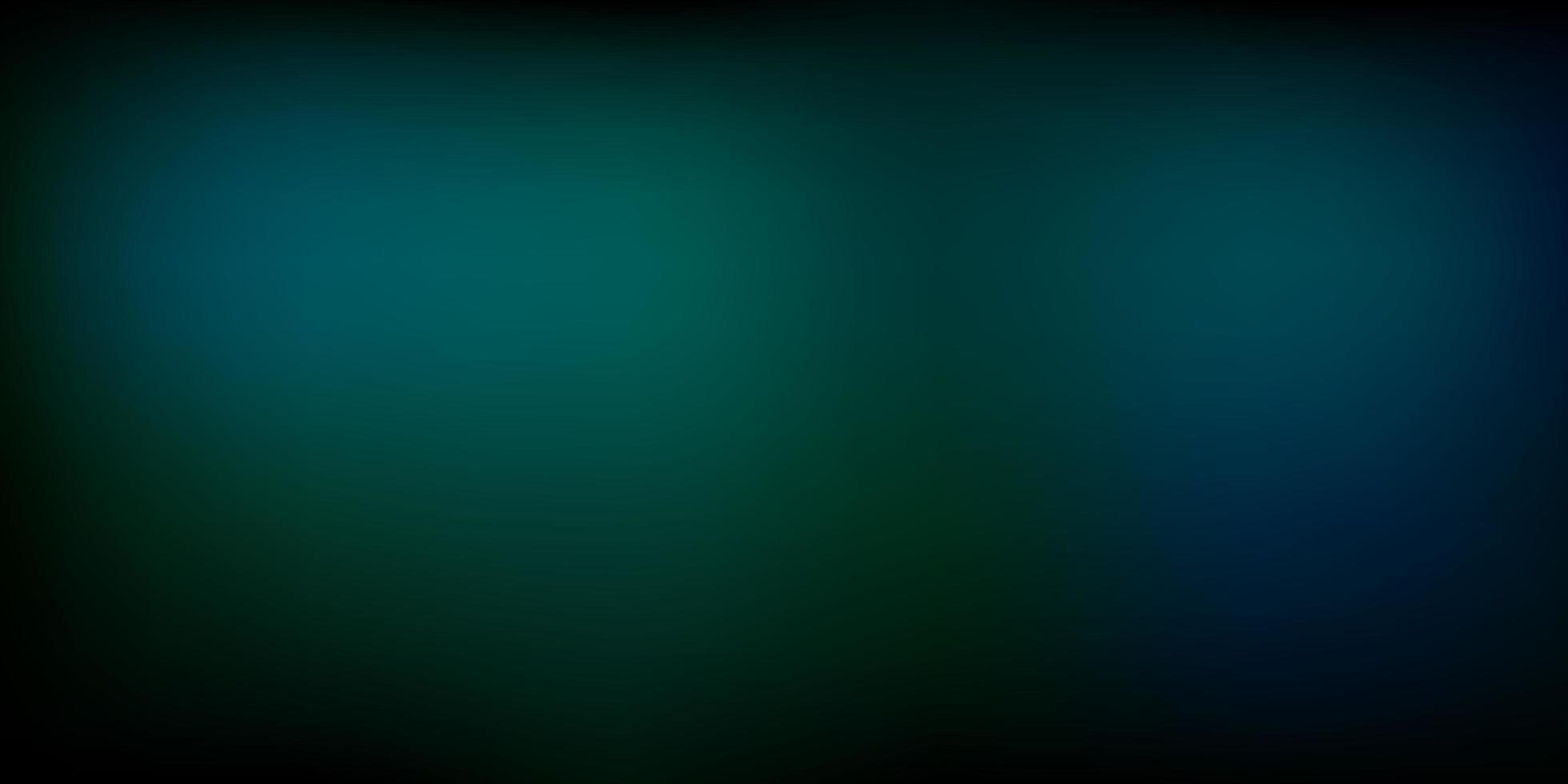 mörkgrön vektor abstrakt oskärpa bakgrund.