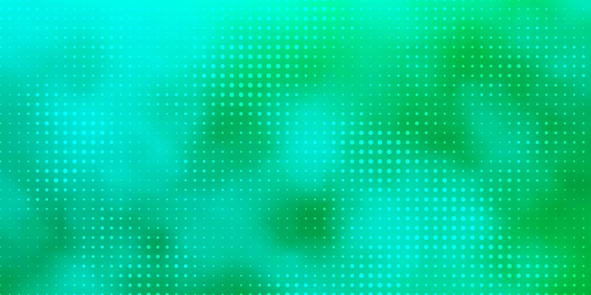 hellgrünes Vektorlayout mit Kreisformen. vektor