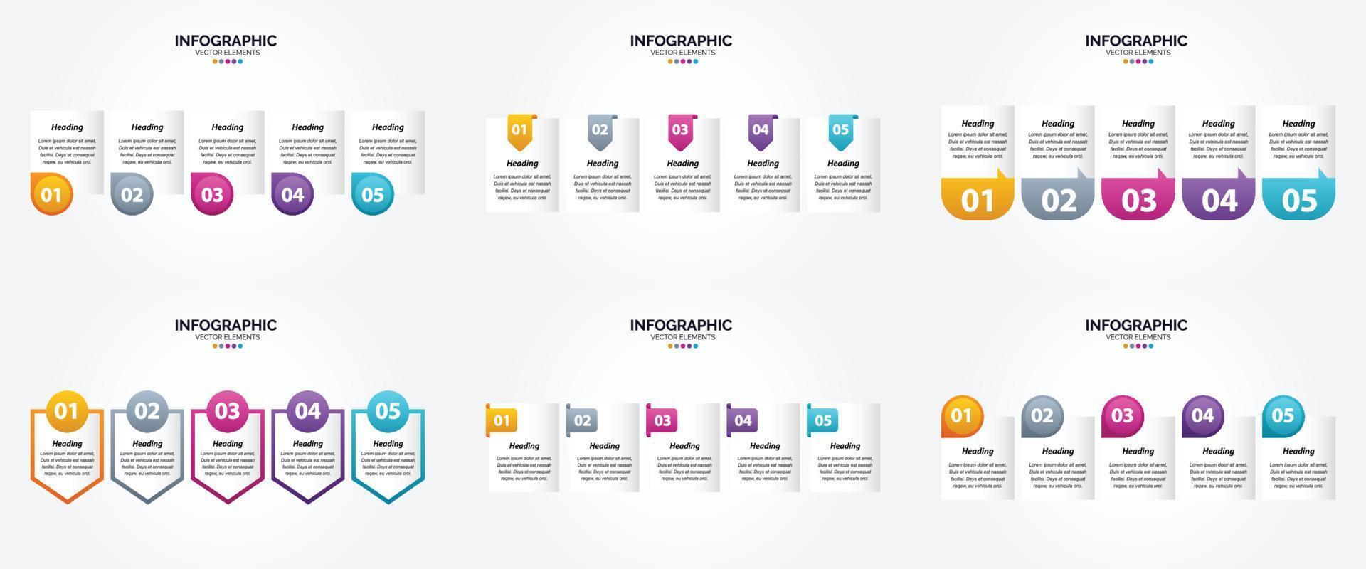 vektor illustration infographics platt design uppsättning för reklam broschyr flygblad och tidskrift