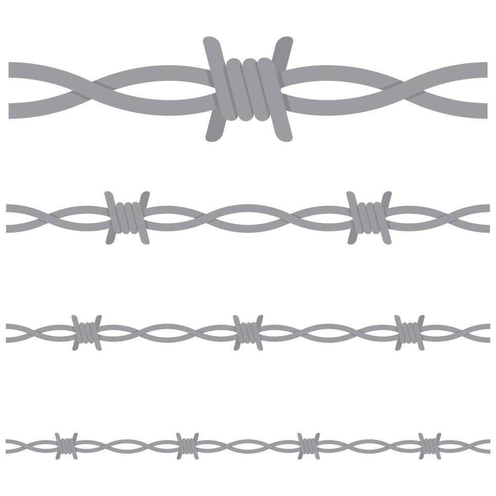 taggtråd vektor design illustration isolerad på vit bakgrund