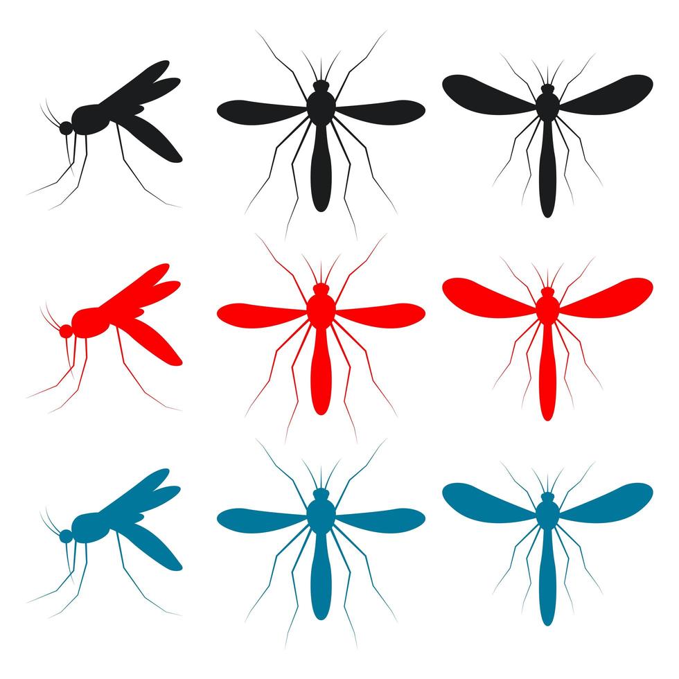 mygga insekt vektor design illustration isolerad på vit bakgrund