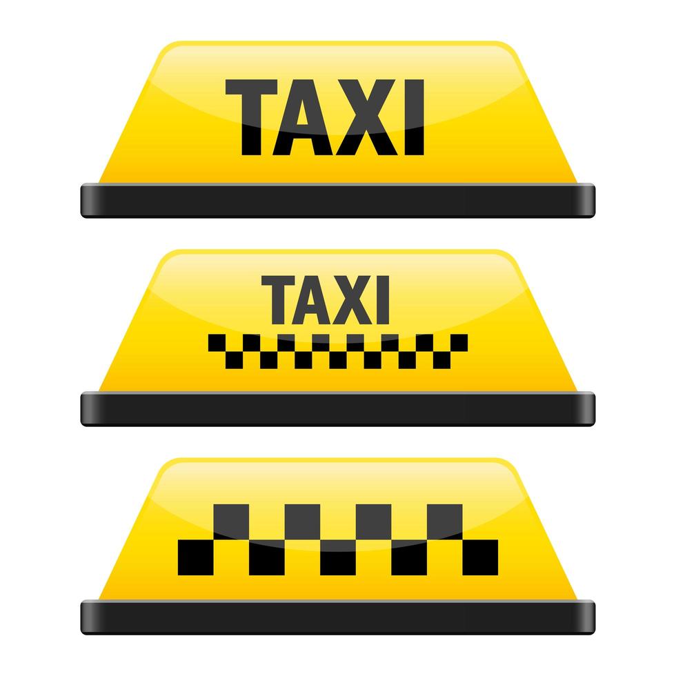 taxi tecken vektor design illustration isolerad på vit bakgrund