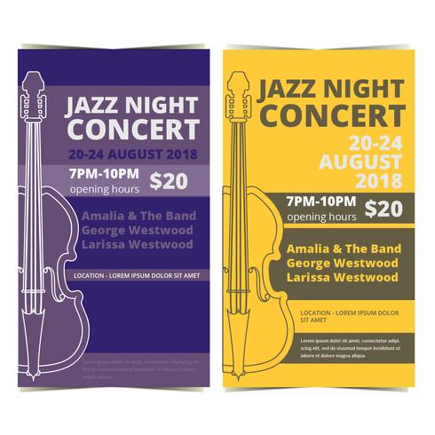 Vektor Jazz Konzert Poster