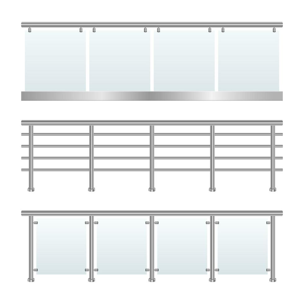 glasräcke uppsättning vektor design illustration isolerad på vit bakgrund