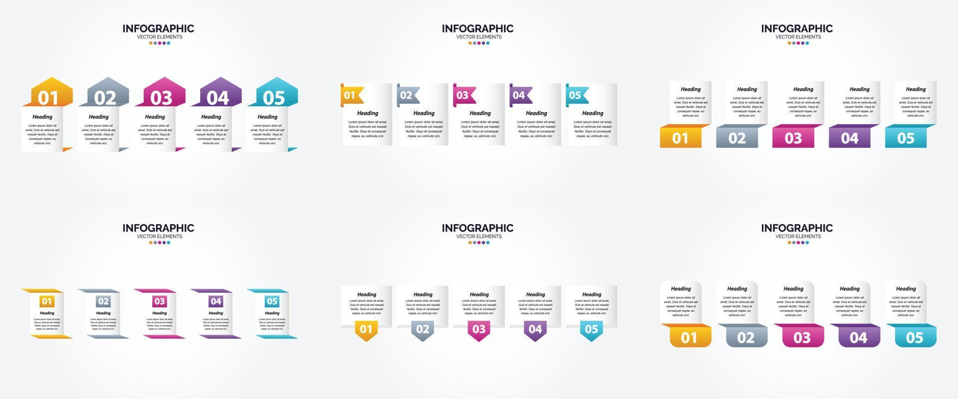 vektor illustration infographics platt design uppsättning för reklam broschyr flygblad och tidskrift