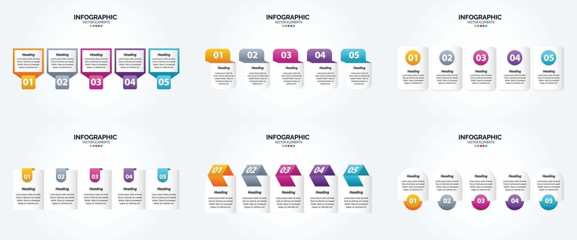 vektor illustration infographics platt design uppsättning för reklam broschyr flygblad och tidskrift