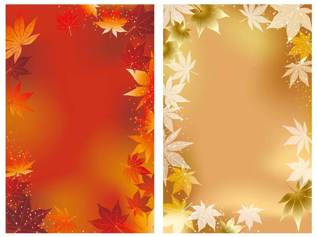 Zwei Vektor Hintergrundbilder Mit Herbst Grafik Download Kostenlos Vector Clipart Graphics Vektorgrafiken Und Design Vorlagen