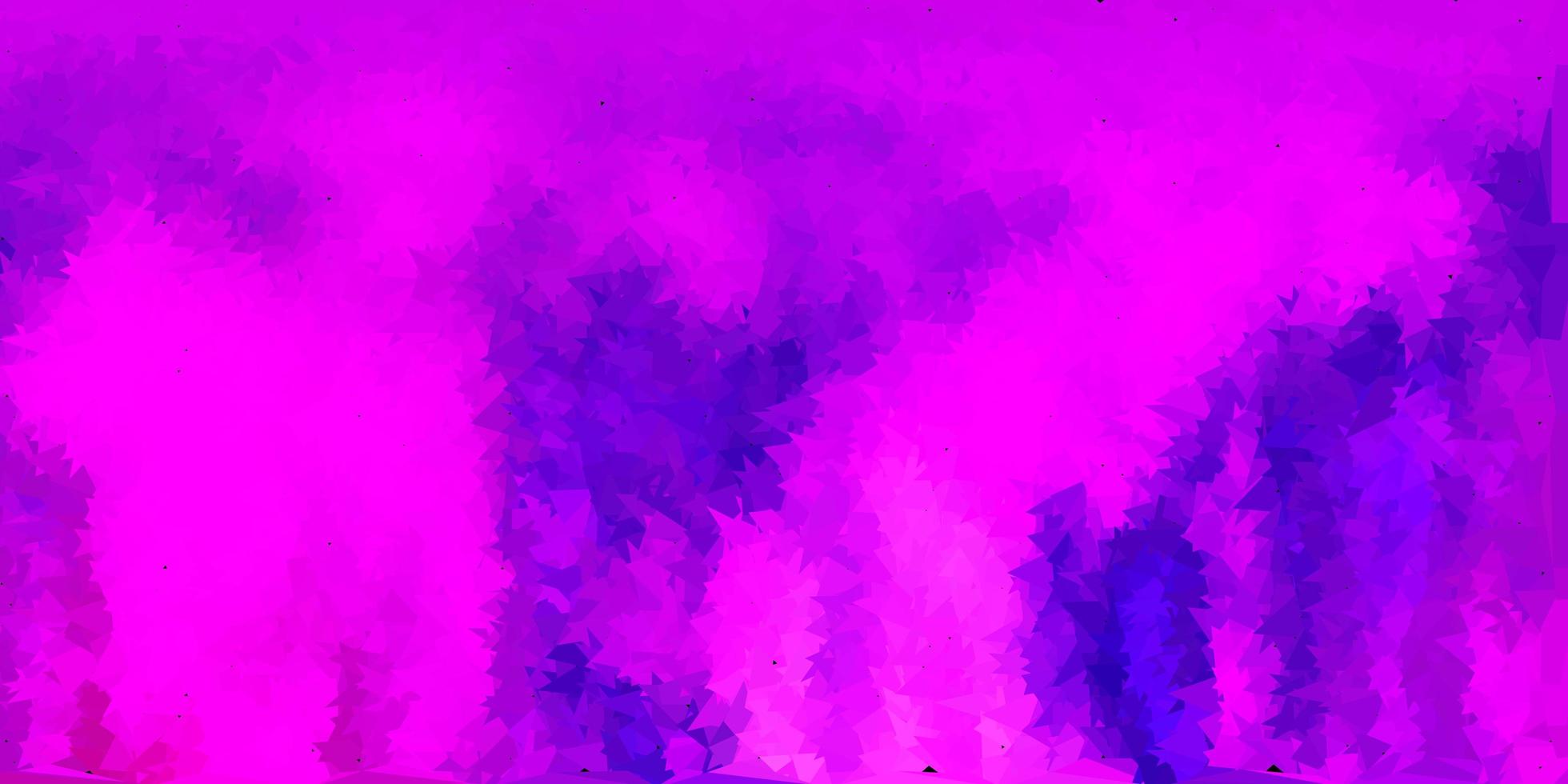 hellvioletter, rosa Vektor polygonaler Hintergrund.
