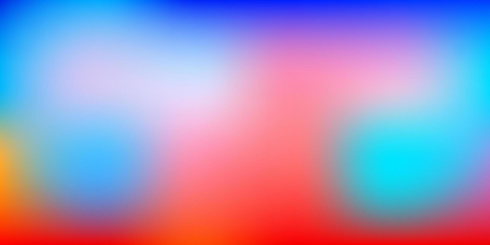 hellblauer, roter Vektor verwischt Hintergrund.