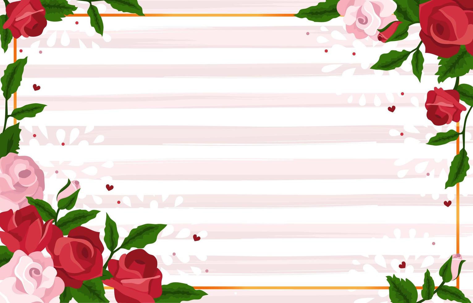 röd och rosa ros bakgrund vektor