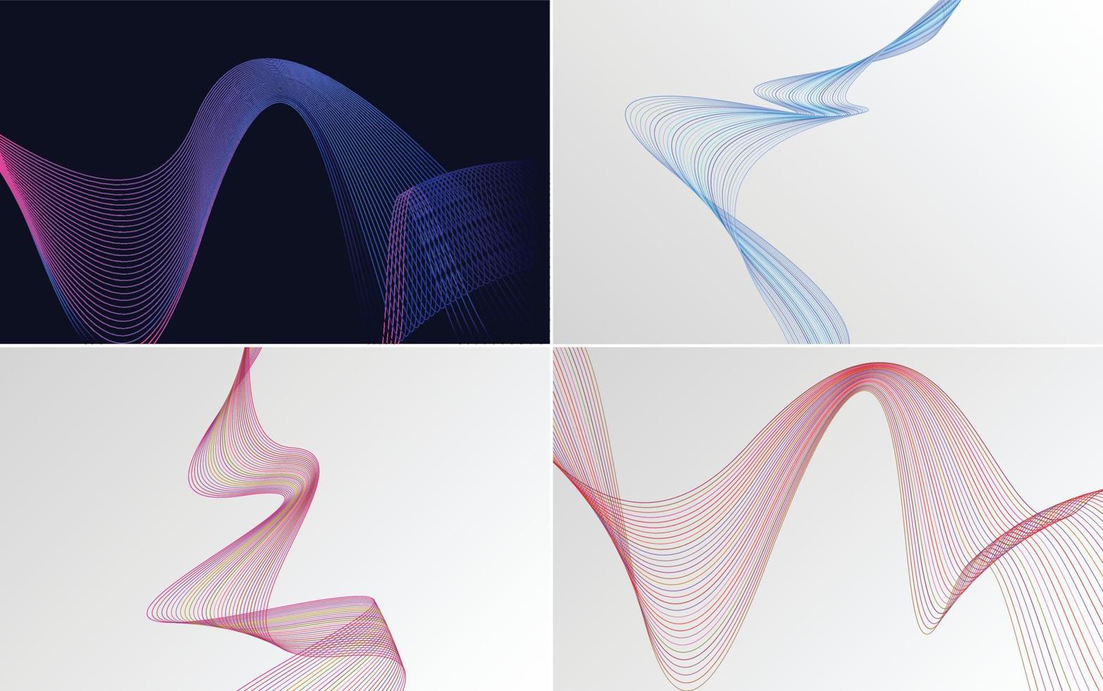 Sammlung von geometrischen Mustern mit minimalen Linien vektor