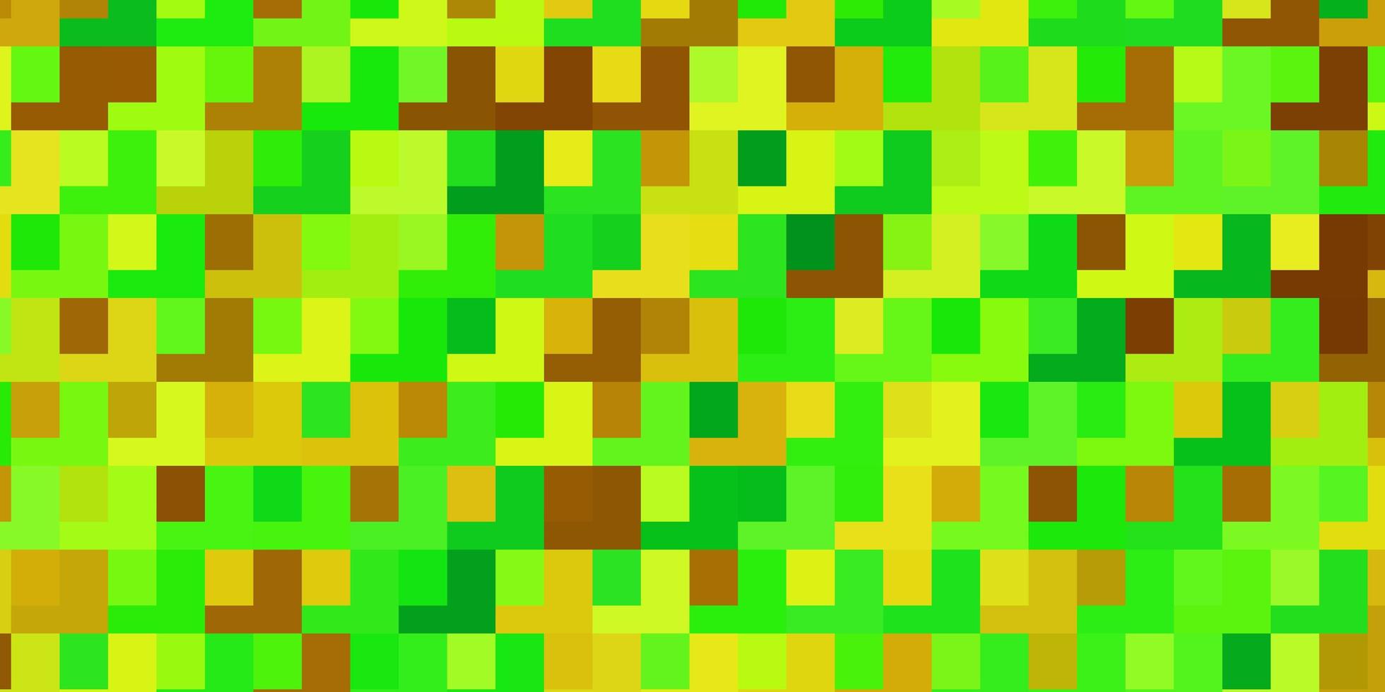hellgrüne, gelbe Vektorschablone in Rechtecken. vektor