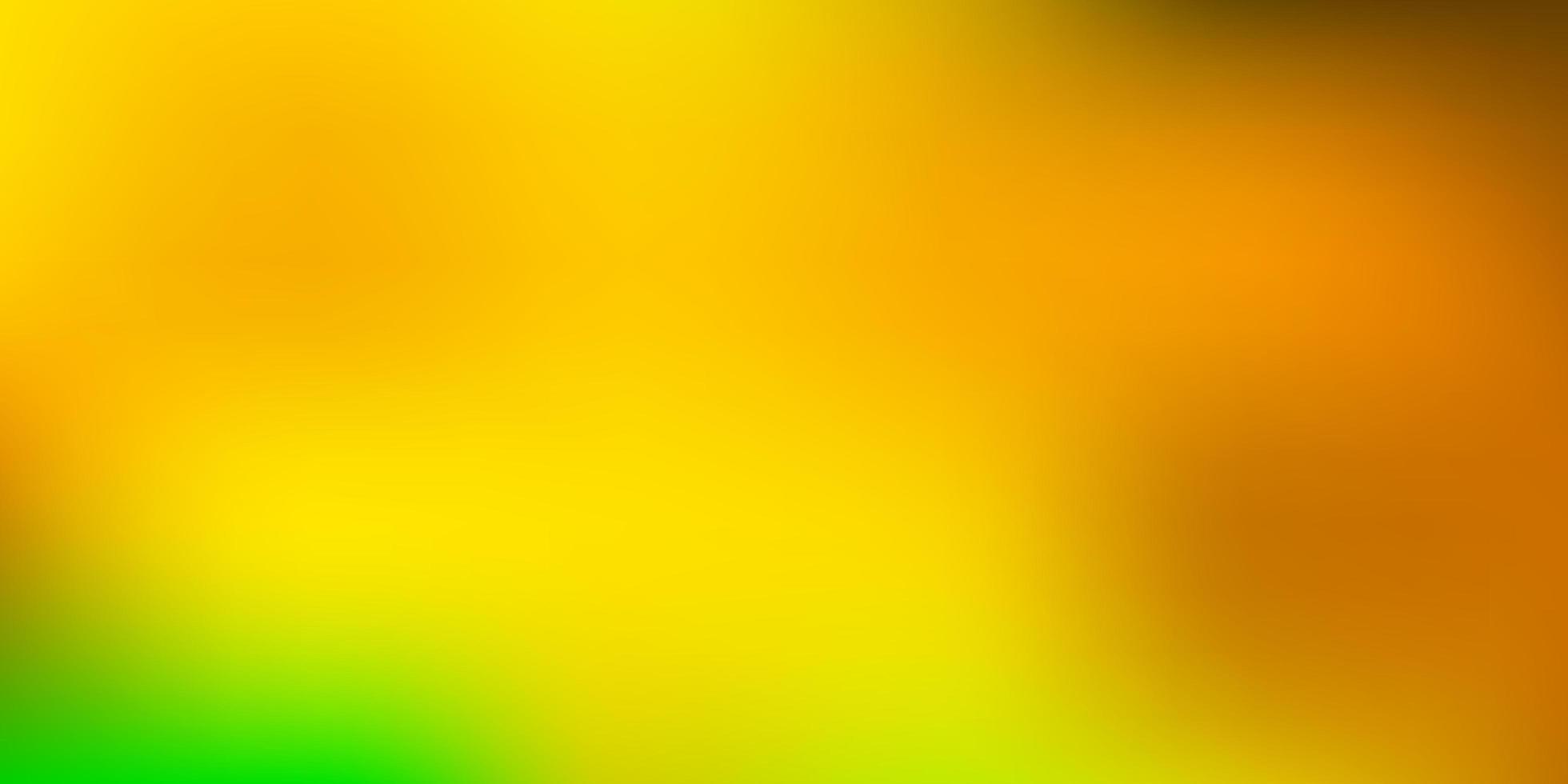 dunkelgrüne, gelbe Vektor verschwommene Textur.