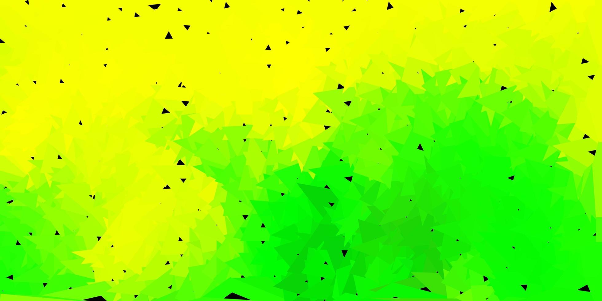ljusgrönt, gult månghörnigt mönster. vektor