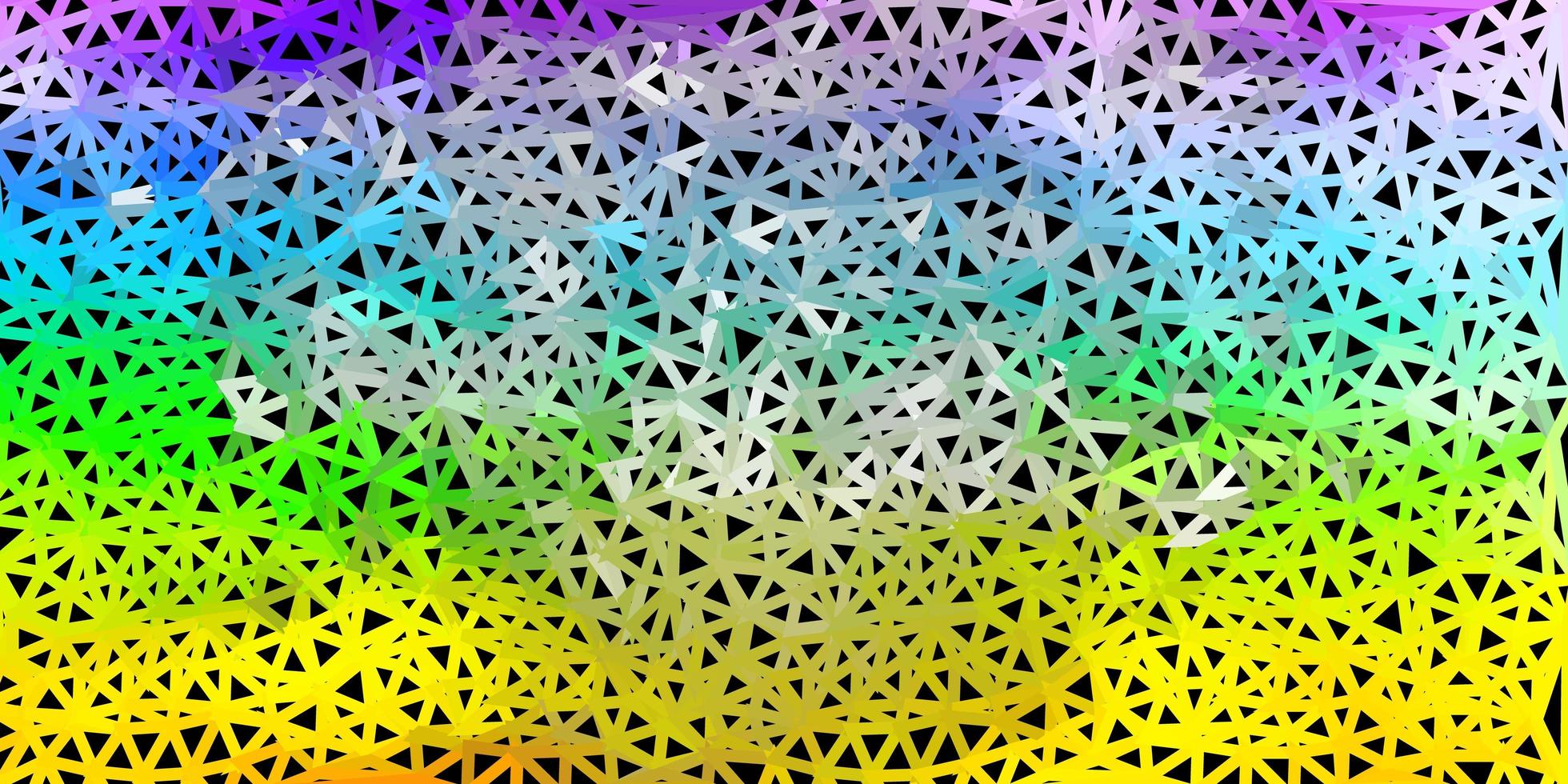 ljus flerfärgat vektor månghörnigt mönster.