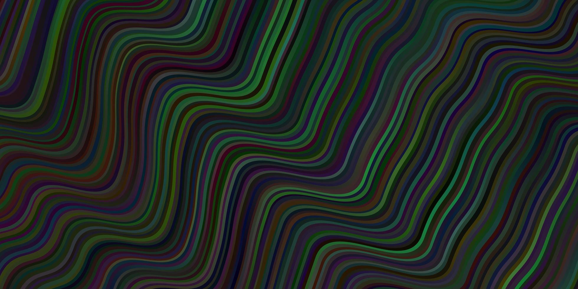 dunkelblaue, grüne Vektorschablone mit Linien. vektor