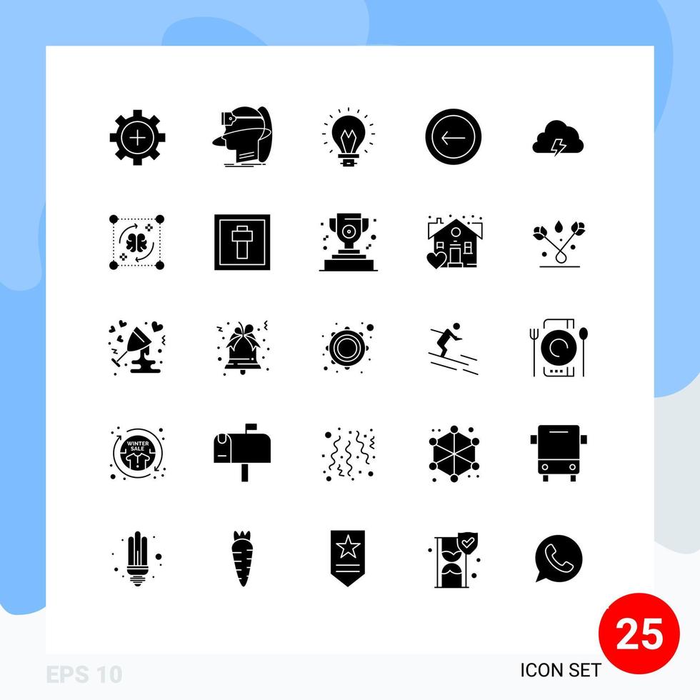 25 kreativ ikoner modern tecken och symboler av grundläggande Ansökan användare ljus kreativ redigerbar vektor design element