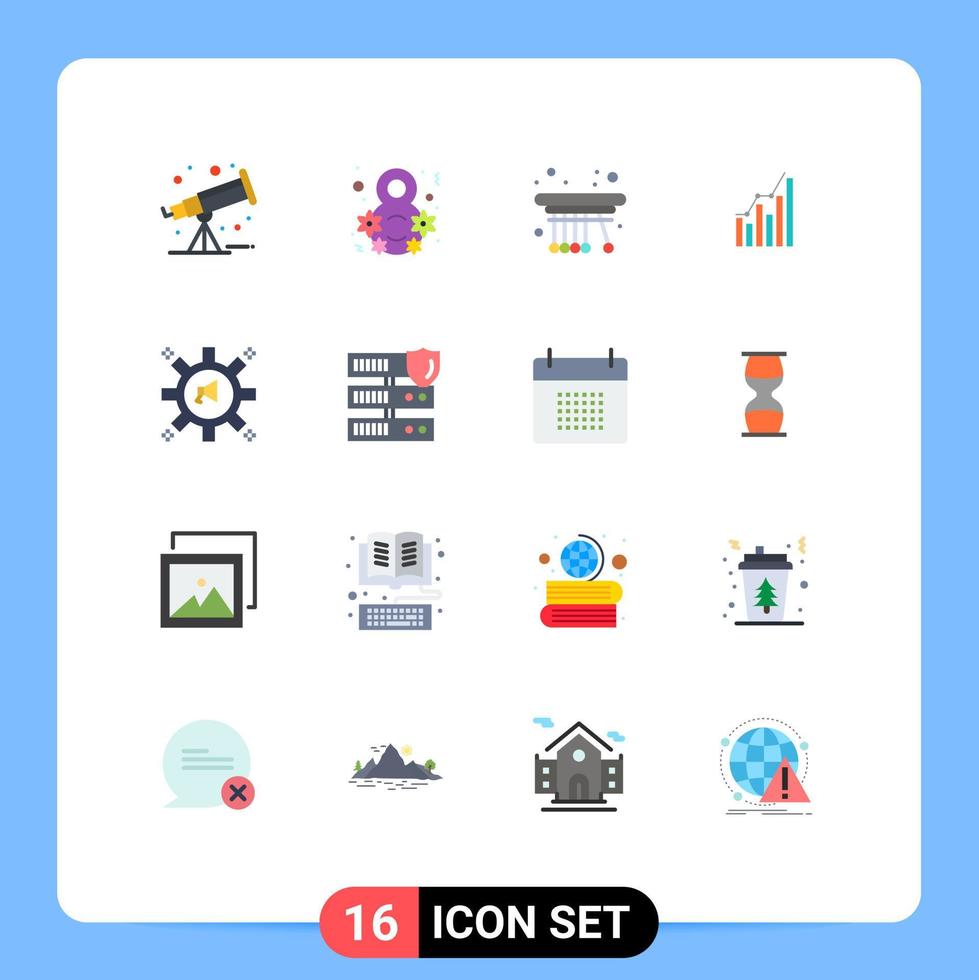 16 kreativ ikoner modern tecken och symboler av trender marknadsföring pendel diagram analys redigerbar packa av kreativ vektor design element