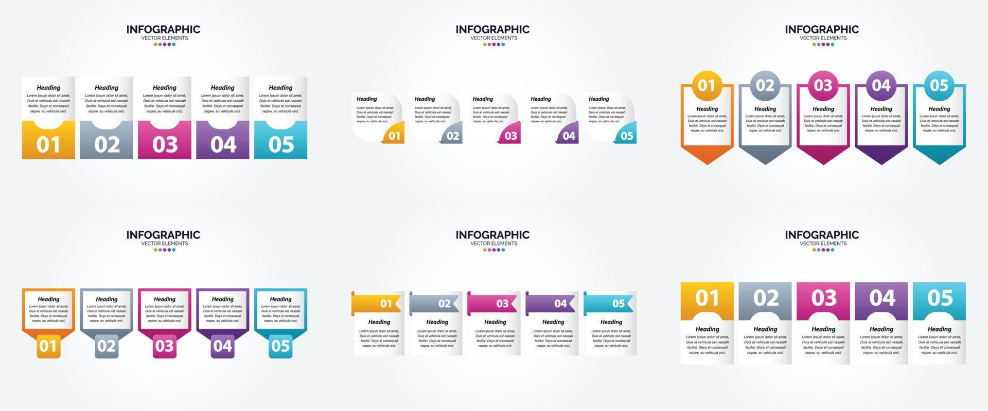 vektor illustration infographics platt design uppsättning för reklam broschyr flygblad och tidskrift