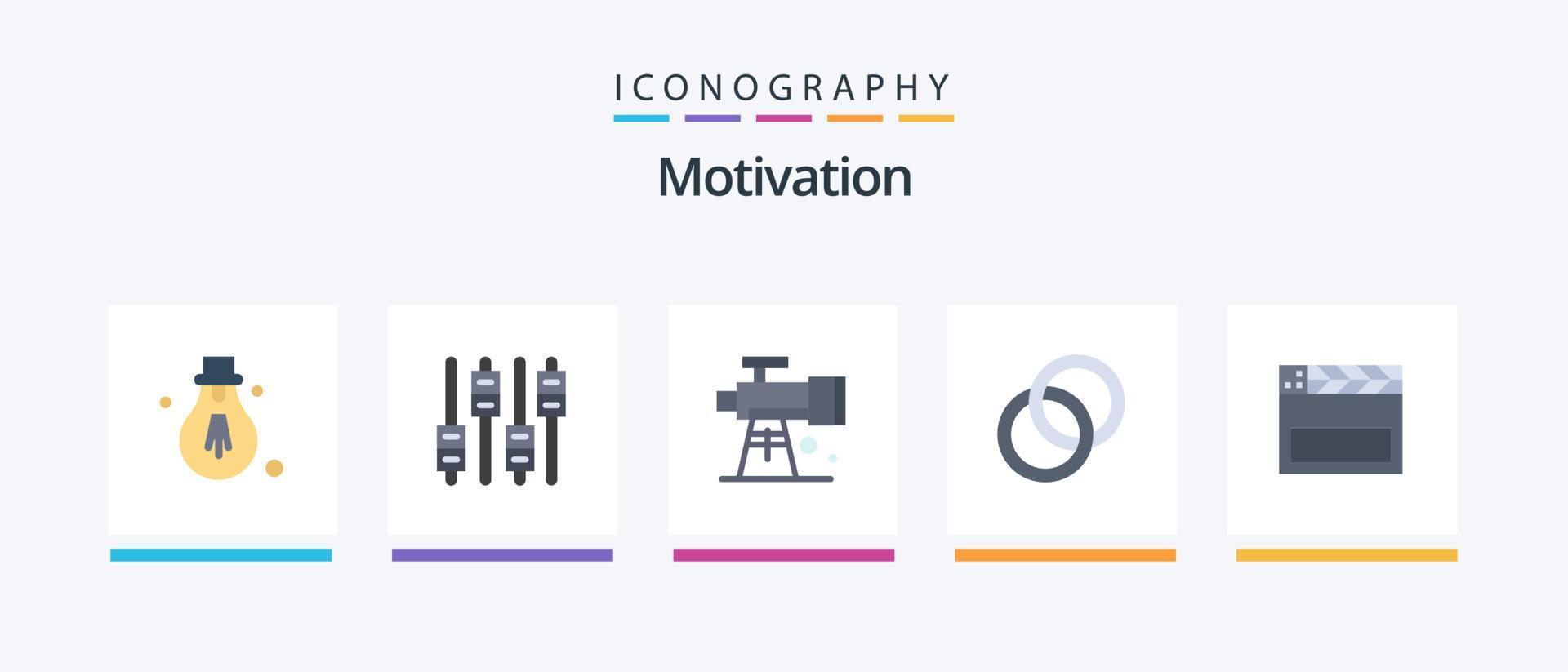 motivering platt 5 ikon packa Inklusive usa. amerikansk. omfattning. engagemang. bröllop. kreativ ikoner design vektor