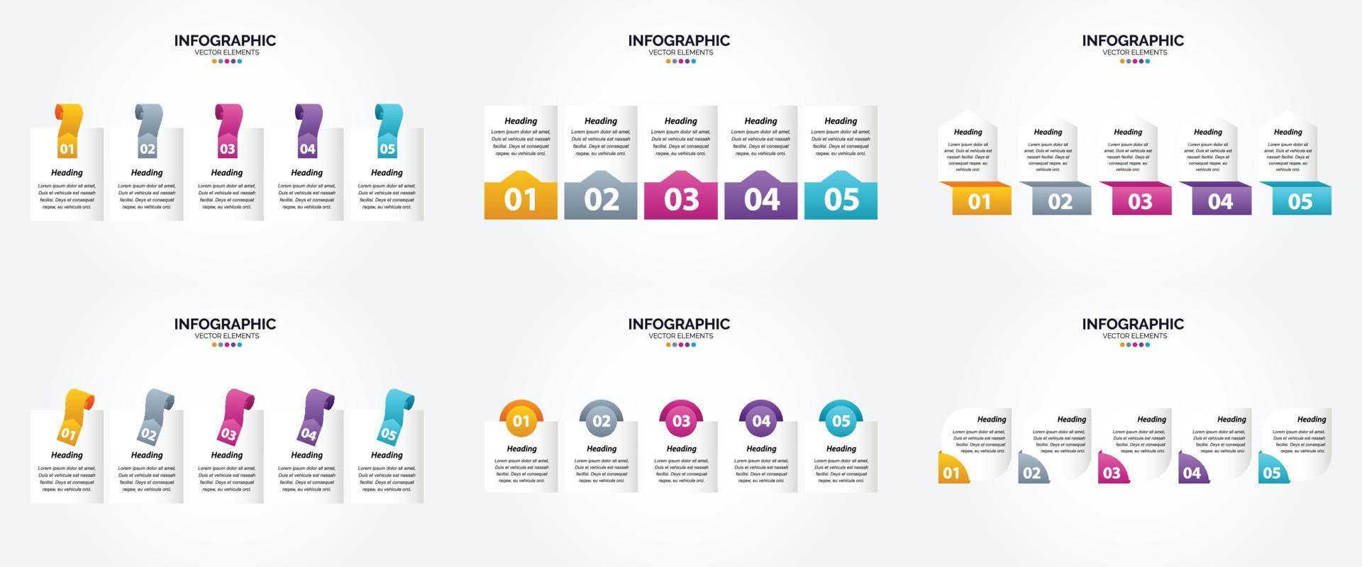 vektor illustration infographics platt design uppsättning för reklam broschyr flygblad och tidskrift