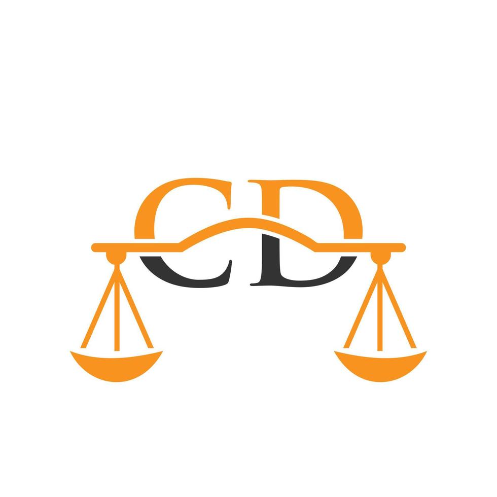 brev CD lag fast logotyp design för advokat, rättvisa, lag advokat, Rättslig, advokat service, lag kontor, skala, lag fast, advokat företags- företag vektor