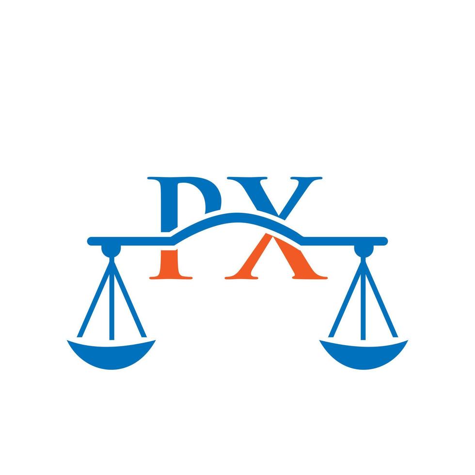 brev px lag fast logotyp design för advokat, rättvisa, lag advokat, Rättslig, advokat service, lag kontor, skala, lag fast, advokat företags- företag vektor