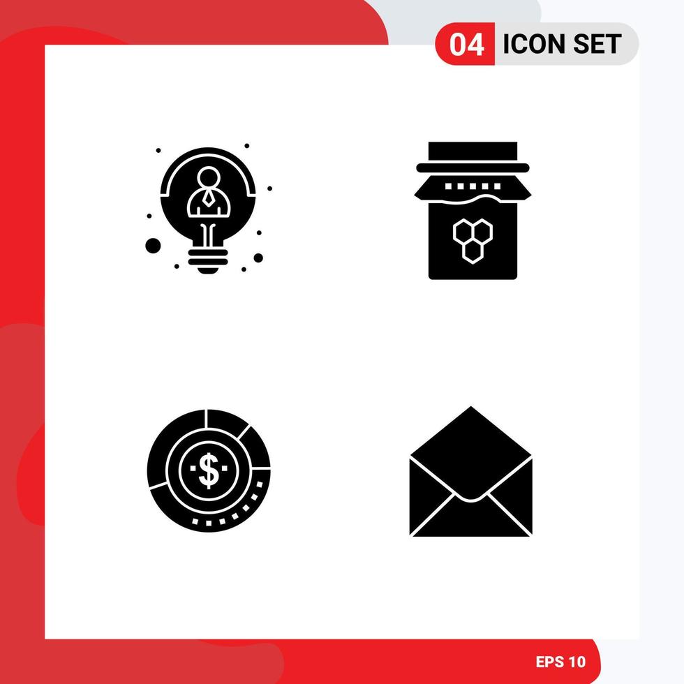 kreativ ikoner modern tecken och symboler av kreativ diagram tänkande sylt budget redigerbar vektor design element