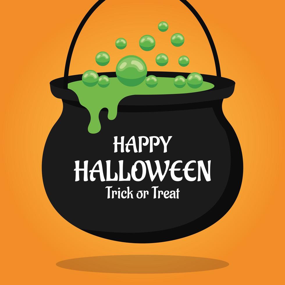 flacher Design-Halloween-Hintergrund vektor