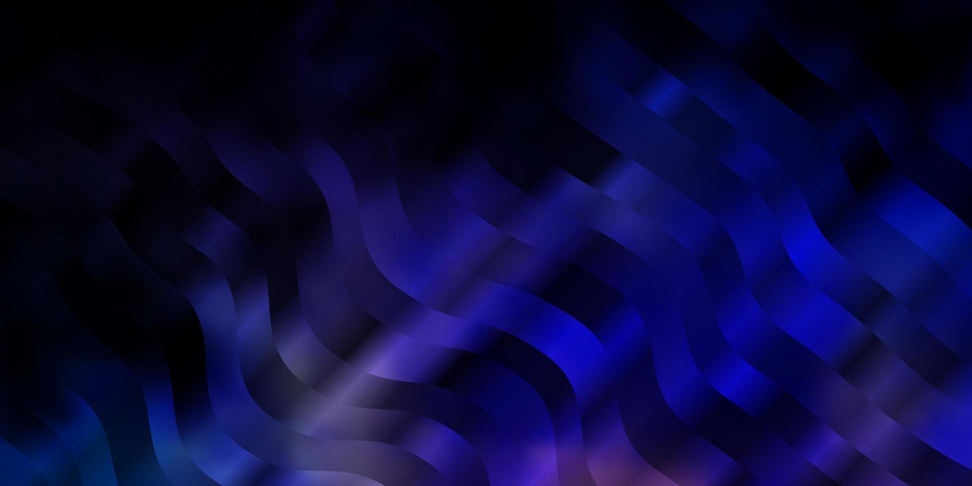 dunkelrosa, blaue Vektorschablone mit Linien. vektor