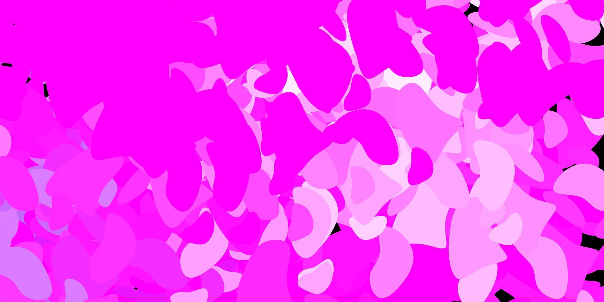 ljuslila, rosa vektorstruktur med memphis-former. vektor
