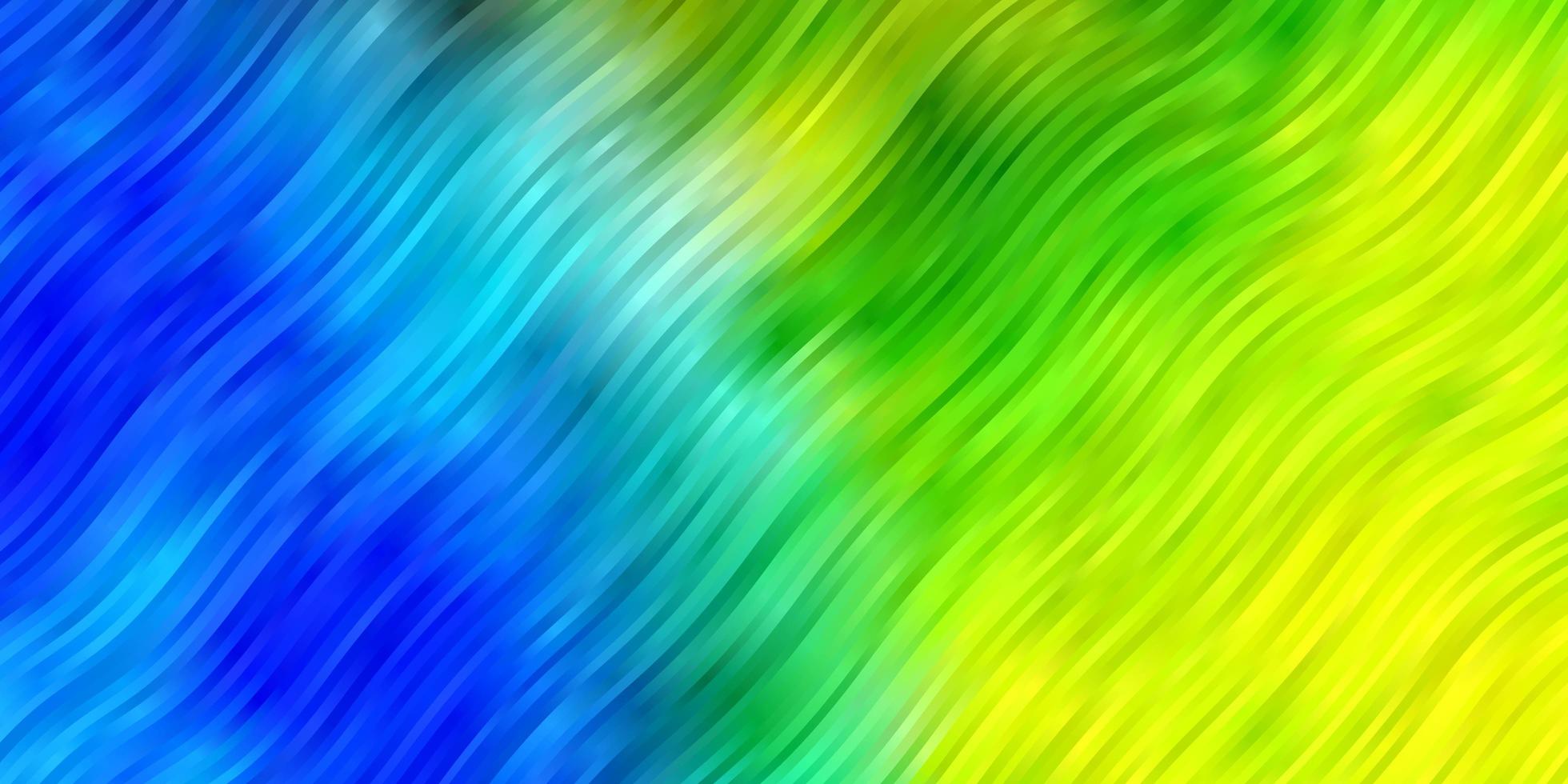 ljusblå, grön vektorbakgrund med linjer vektor