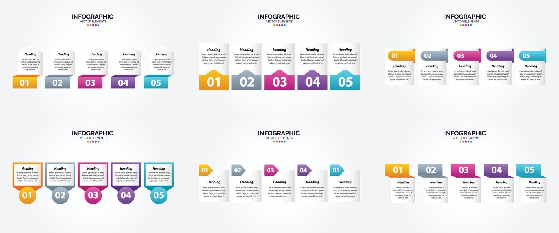 vektor illustration infographics platt design uppsättning för reklam broschyr flygblad och tidskrift