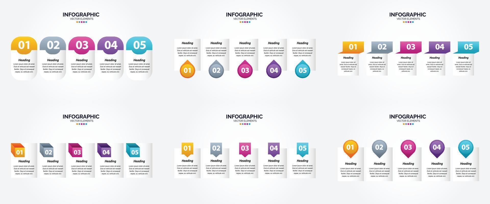 vektor illustration infographics platt design uppsättning för reklam broschyr flygblad och tidskrift