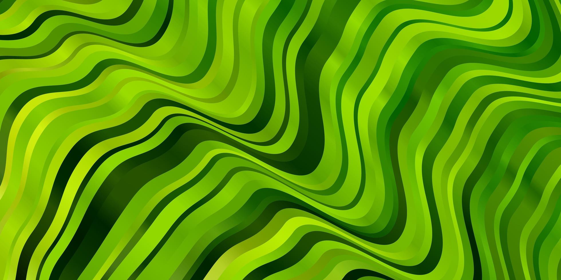 ljusgrön, gul vektorbakgrund med sneda linjer. vektor